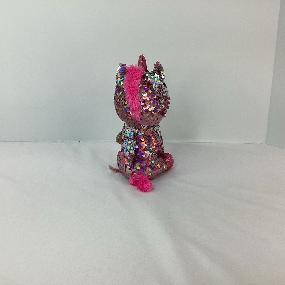 TY Flippables Sequin Plush Sparkle 6" Unicorn Flips Color Change Stuffed  Animal - Picture 5 of 14